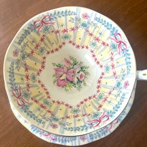 QueenAnne teacup and saucer